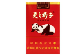 好利时熊猫陈皮爆珠香烟